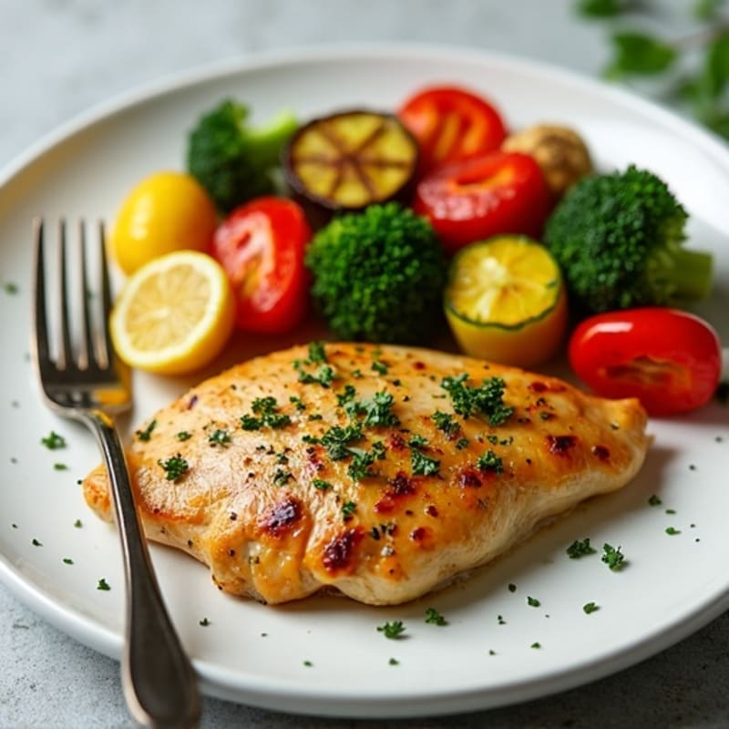 Sheet Pan Lemon Herb Chicken with Roasted Vegetables