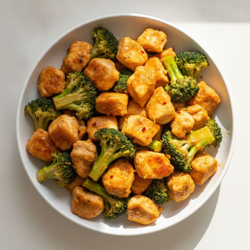 Baked Orange Chicken with Broccoli