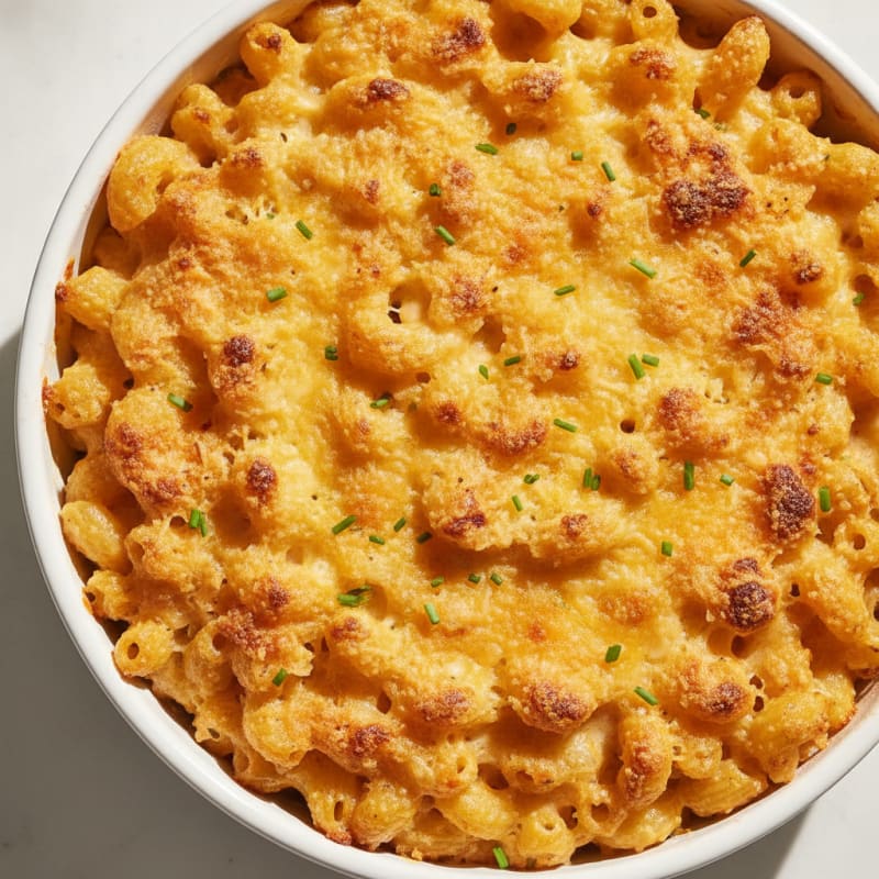 Baked Four Cheese Macaroni