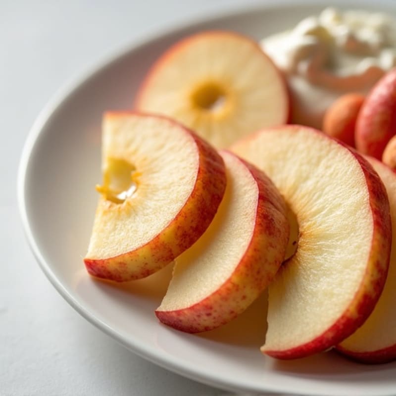 Crisp Apple Slices with Creamy Almond Butter