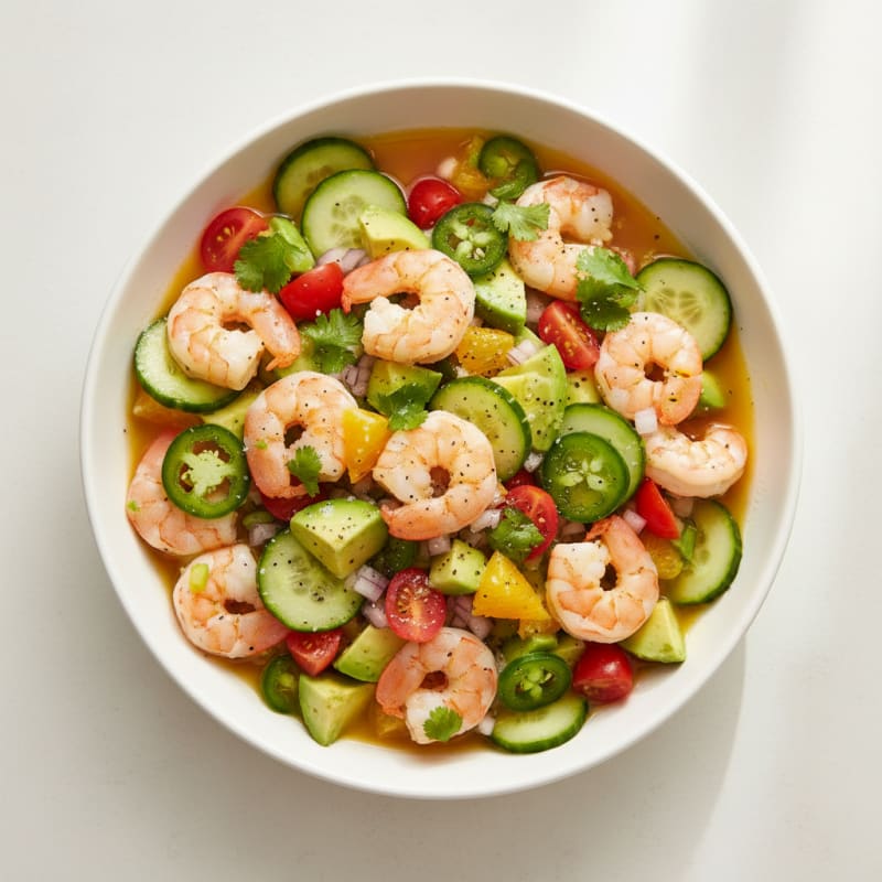 Shrimp Avocado Ceviche with Citrus