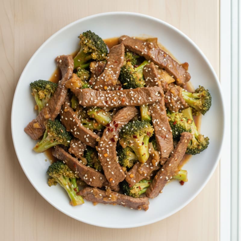 Sesame Beef & Broccoli Stir-Fry