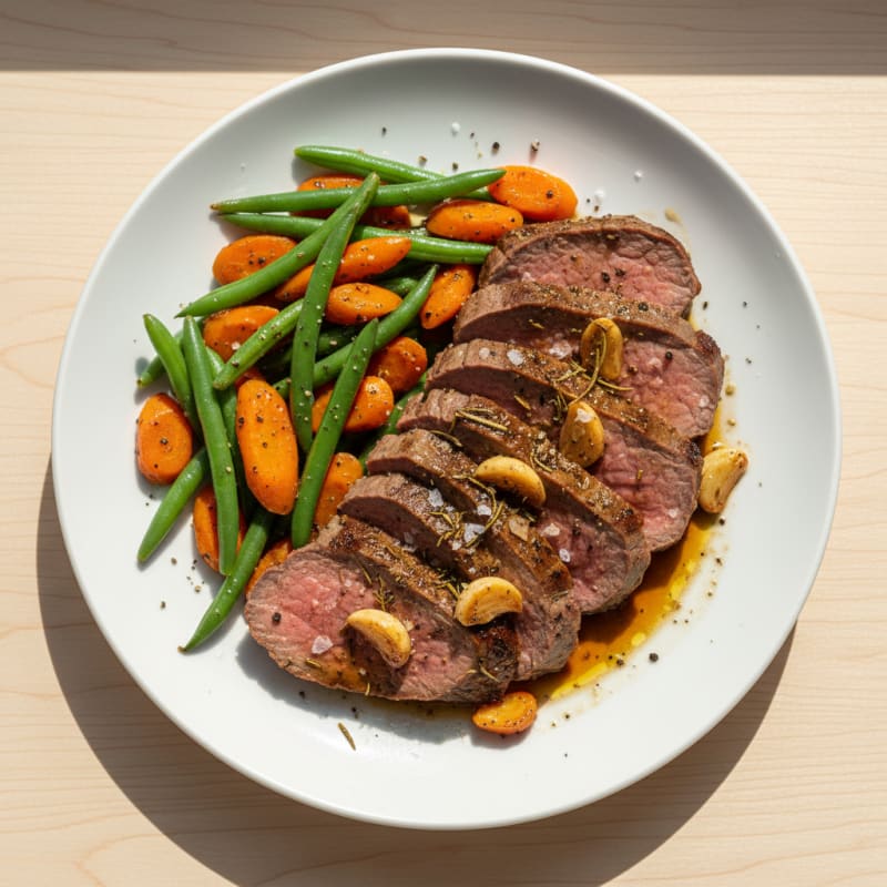 Tender Garlic-Herb Roasted Beef