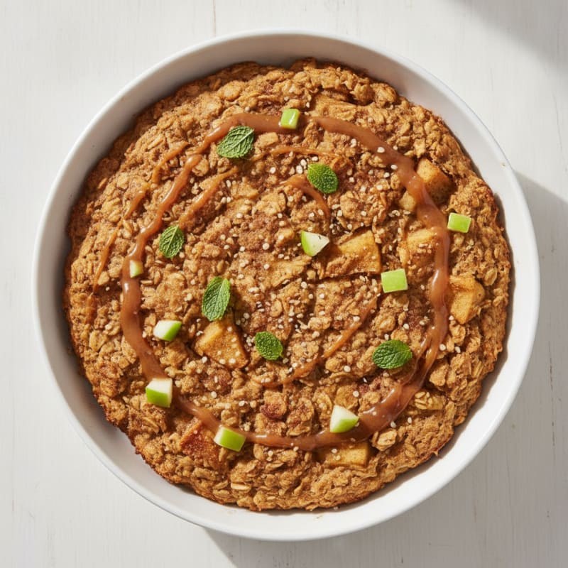 Baked Apple Cinnamon Oatmeal