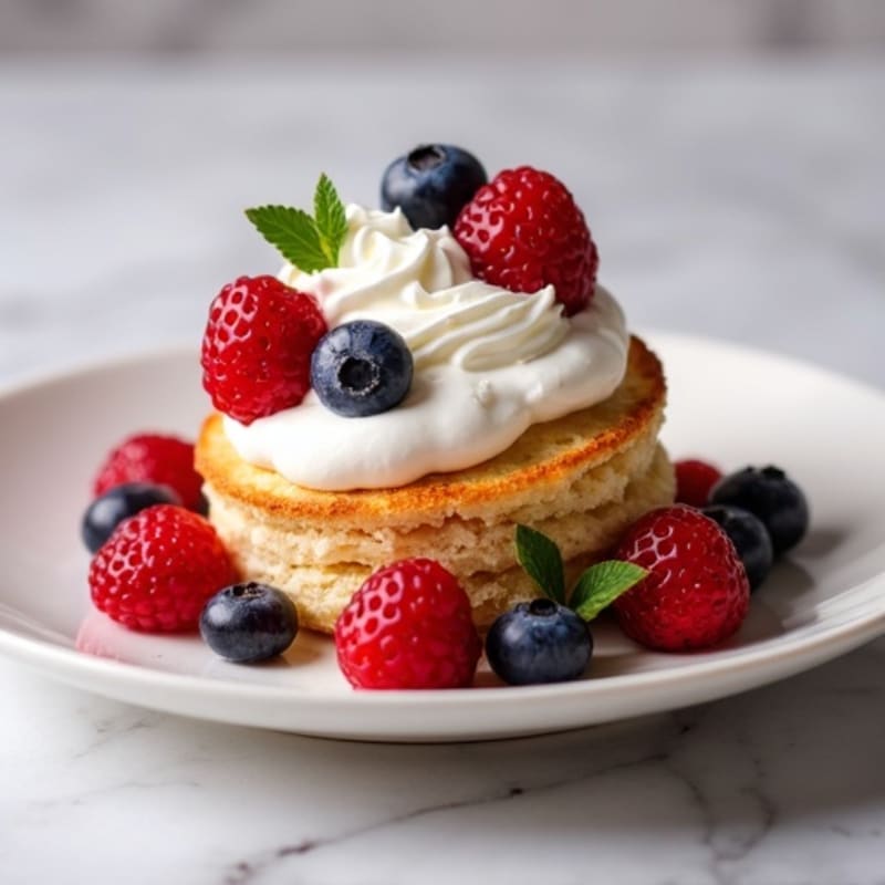 Protein-Packed Greek Yogurt Berry Shortcake
