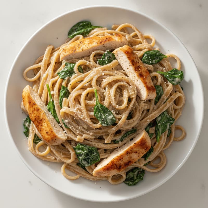 Chicken Alfredo Fettuccine Pasta