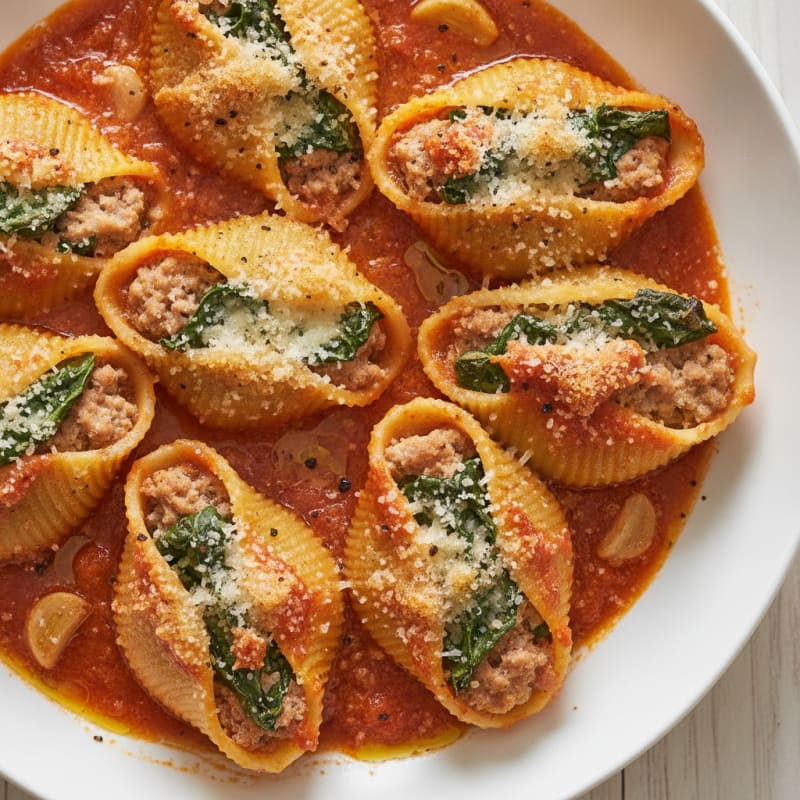 Spinach & Ricotta Stuffed Shells