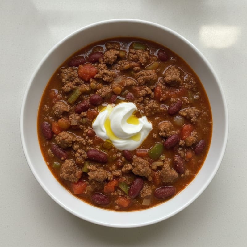 Ground Beef and Bean Chili