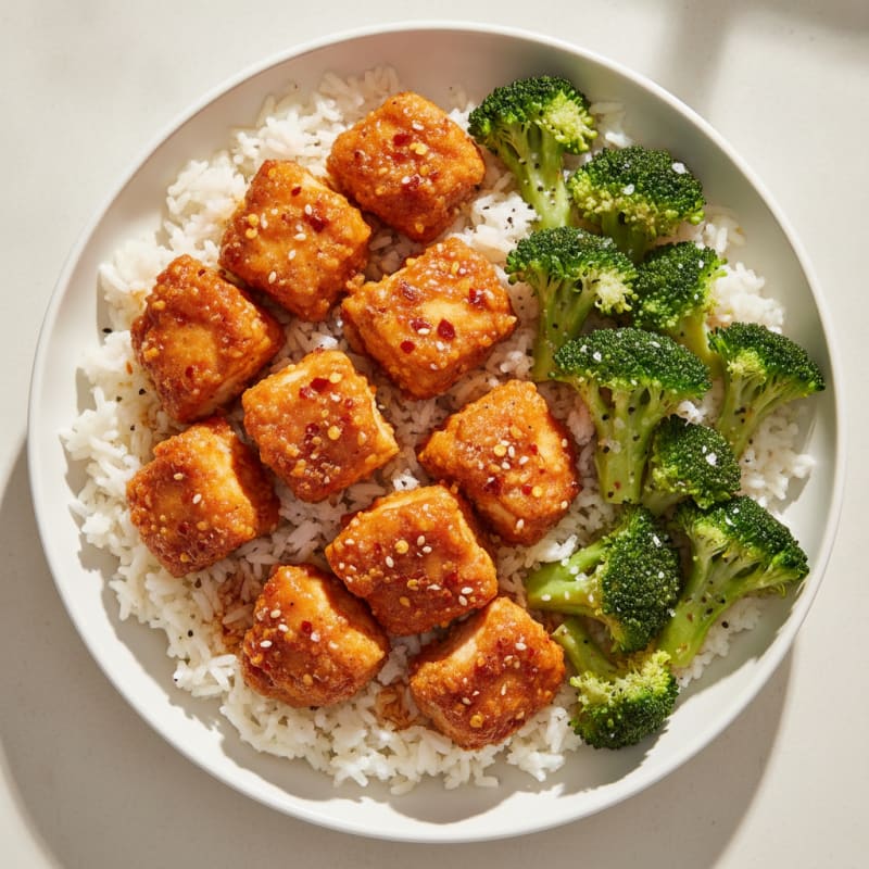 Sweet and Tangy General Tso's Chicken