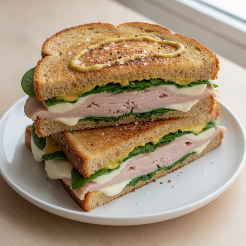 Triple-Decker Grilled Cheese Sandwich