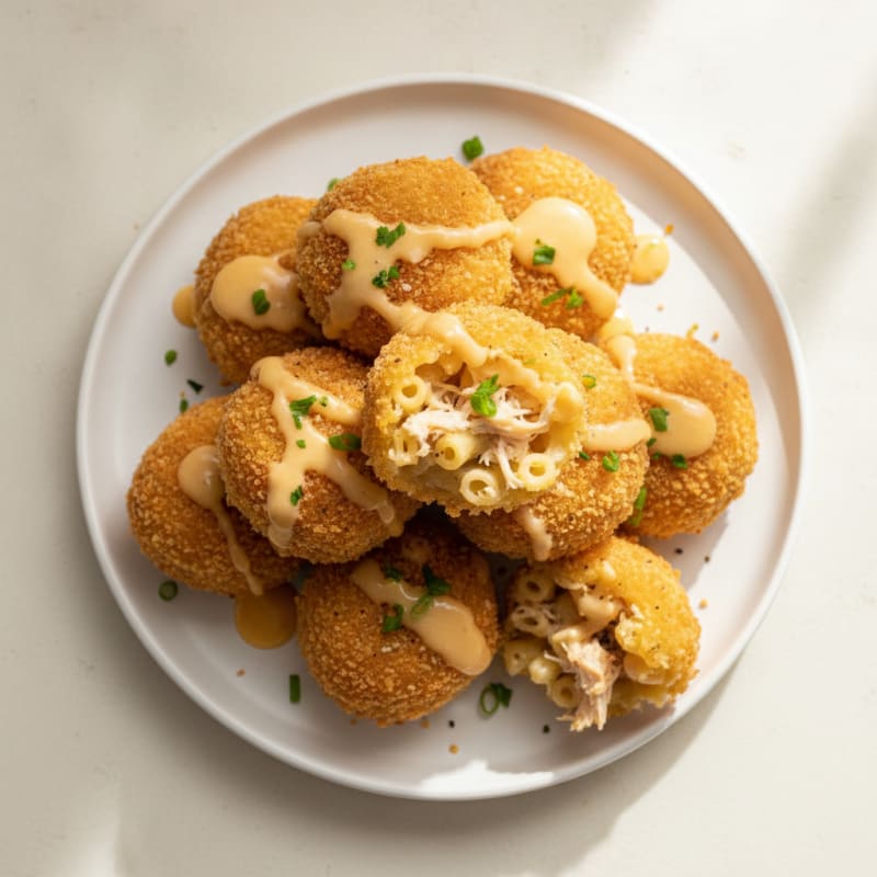 Golden Mac & Cheese Bites