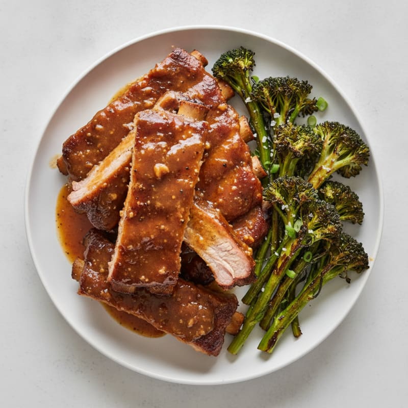 Sticky BBQ Baby Back Ribs