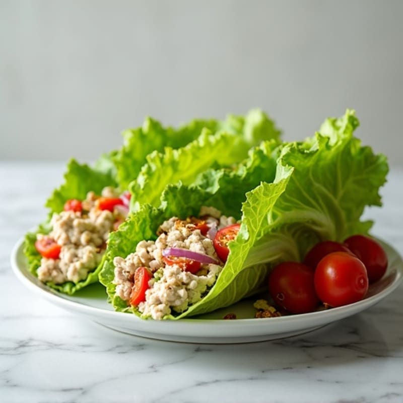 Creamy Avocado Turkey Lettuce Wrap