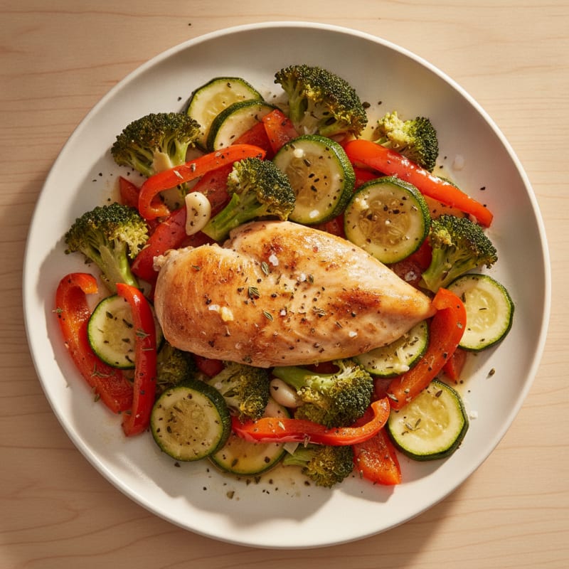 Herb-Baked Chicken and Vegetables