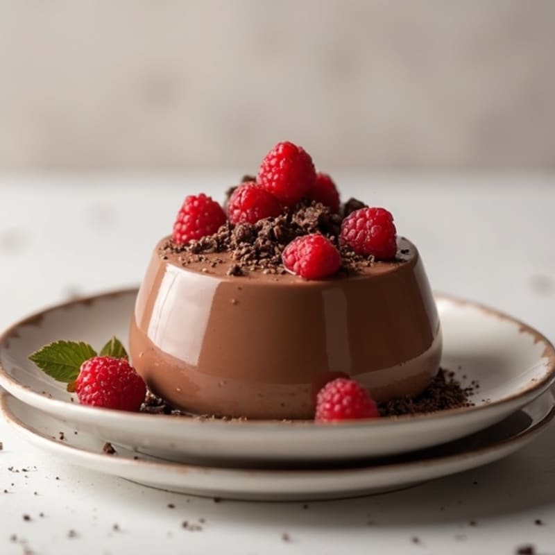 Silky Chocolate Protein Pudding