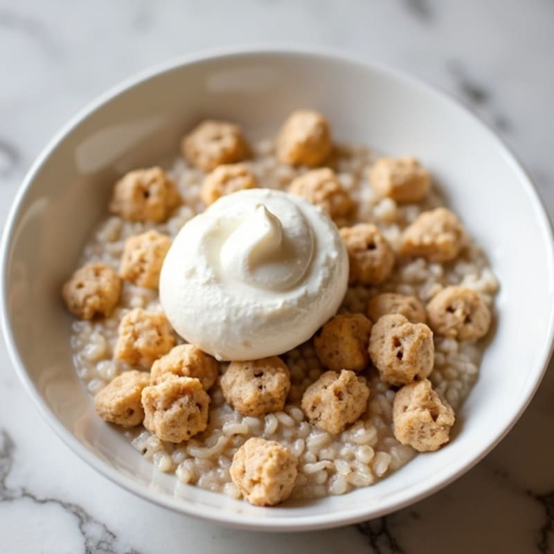 Creamy Protein Cookie Dough Overnight Oats