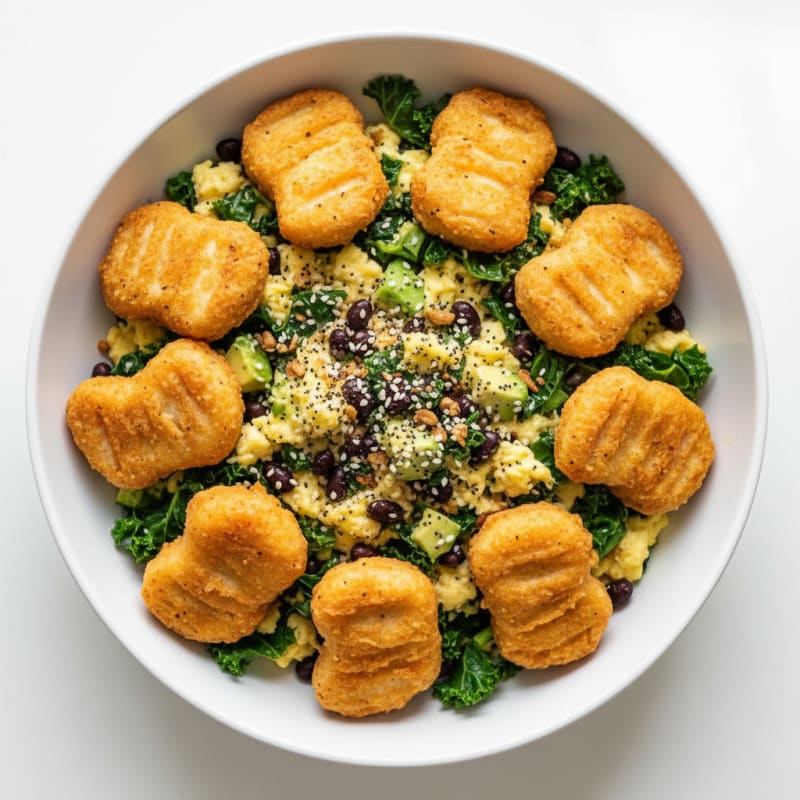 Chicken Nugget Breakfast Bowl