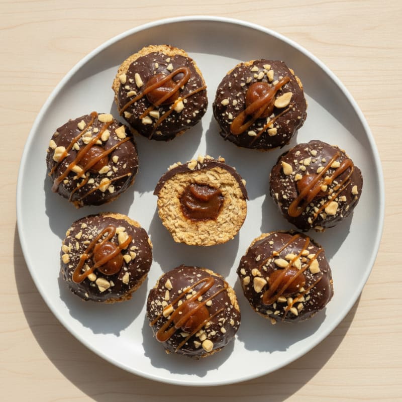 Peanut Butter Caramel Oat Bites