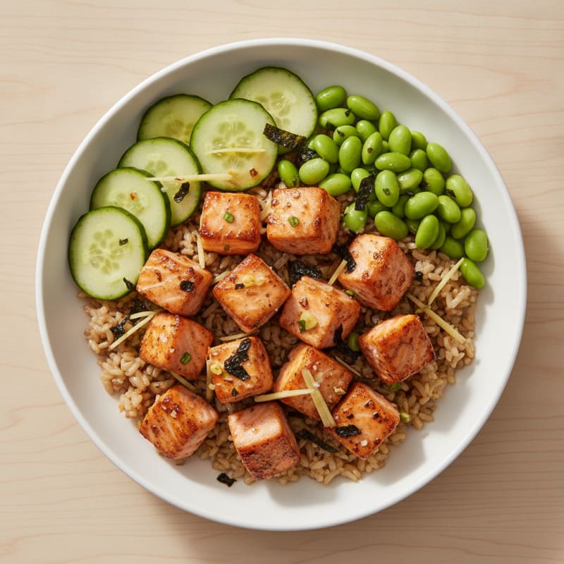 Salmon Sushi Rice Bowl