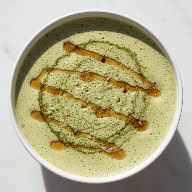 Creamy Maple Matcha Latte