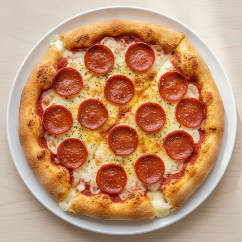 Stuffed Crust Pepperoni Pizza