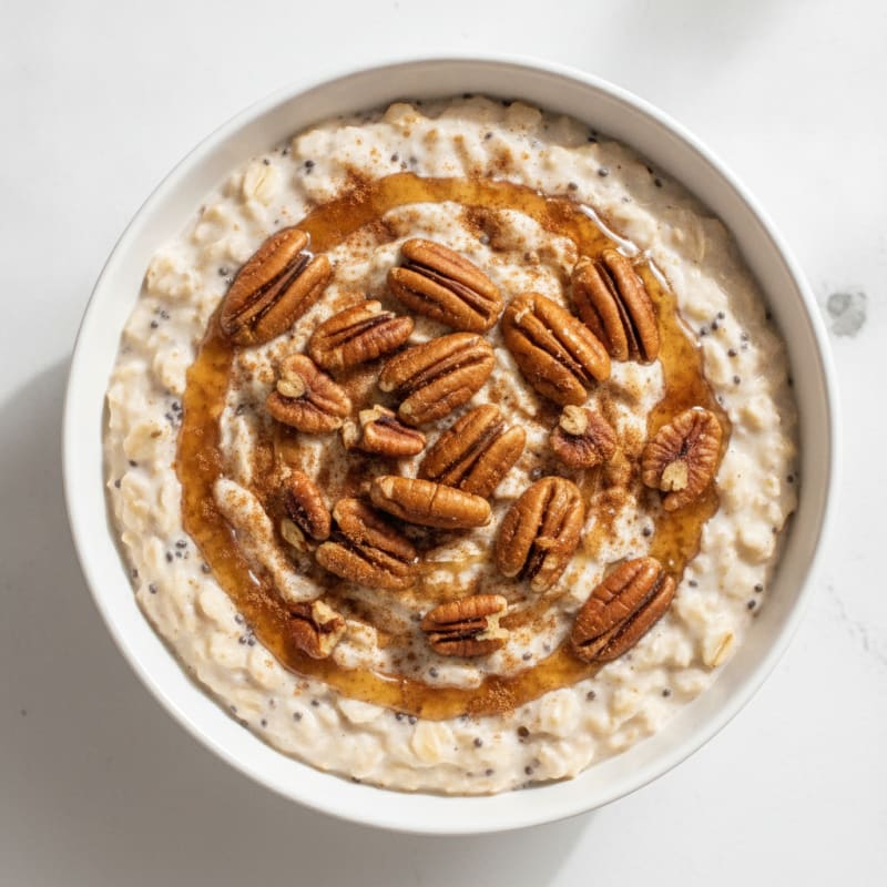 Maple Pecan Overnight Oats