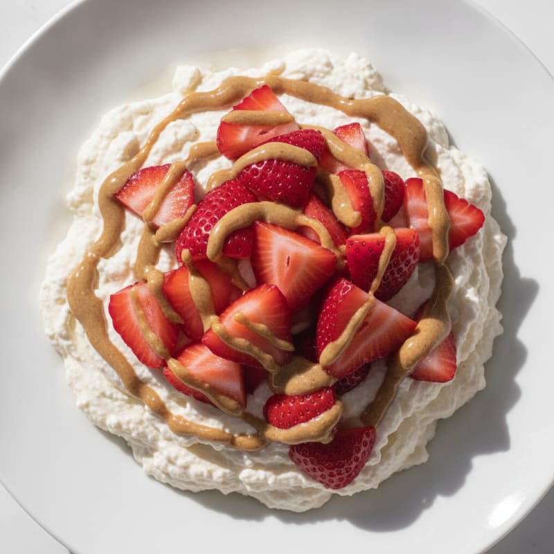 Silky Greek Yogurt Protein Mousse with Berries