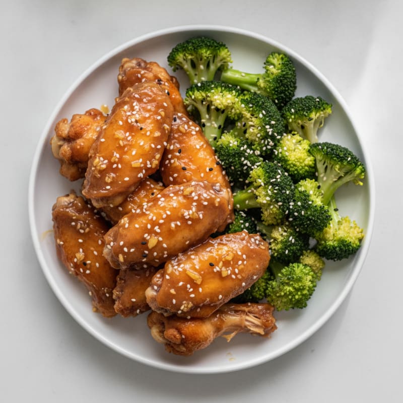 Honey-Garlic Glazed Chicken Wings