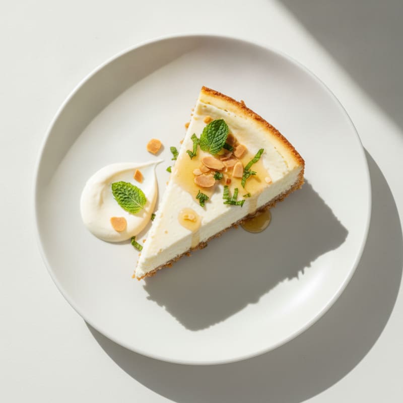Creamy Greek Yogurt Protein Cheesecake