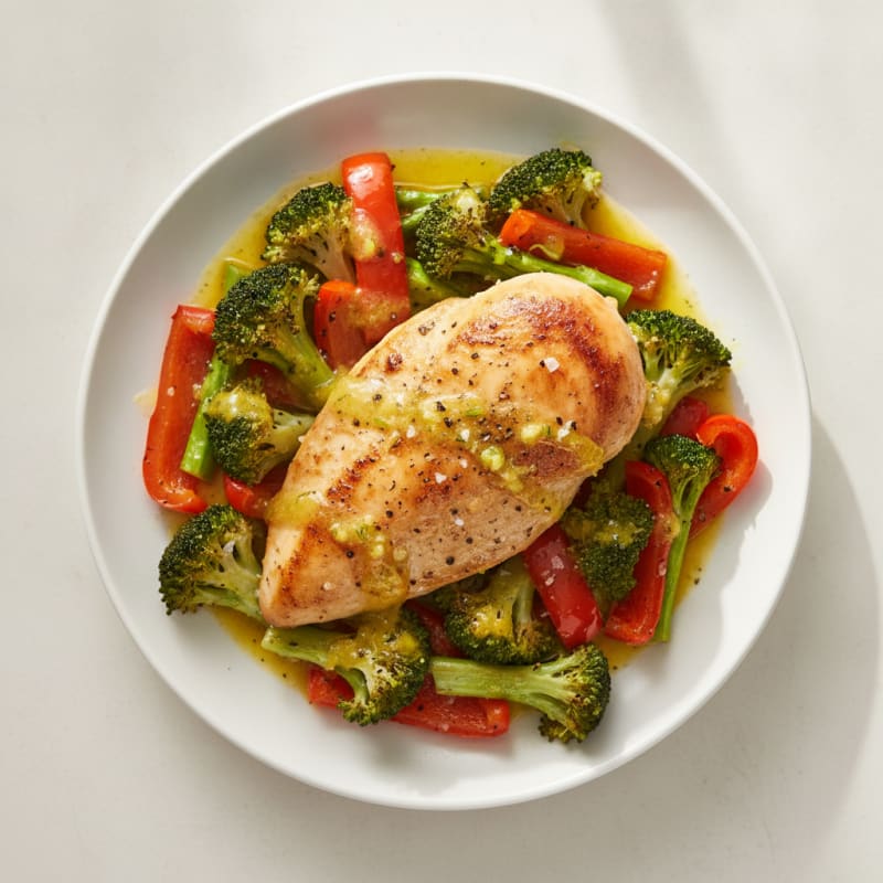 Lemon Herb Roasted Chicken and Vegetables
