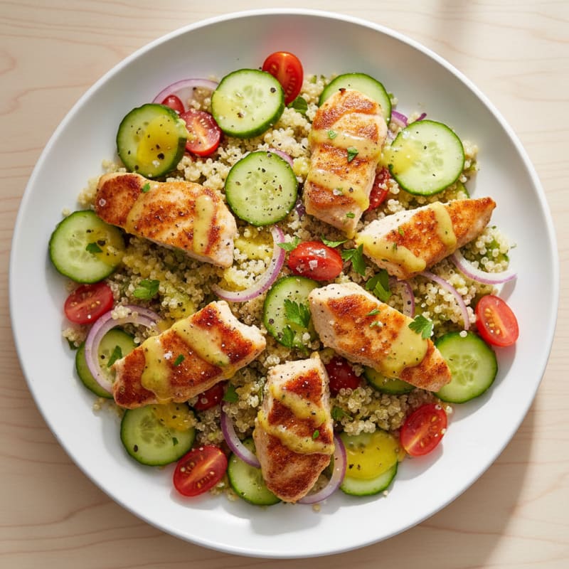 Lemon-Herb Chicken and Quinoa Salad