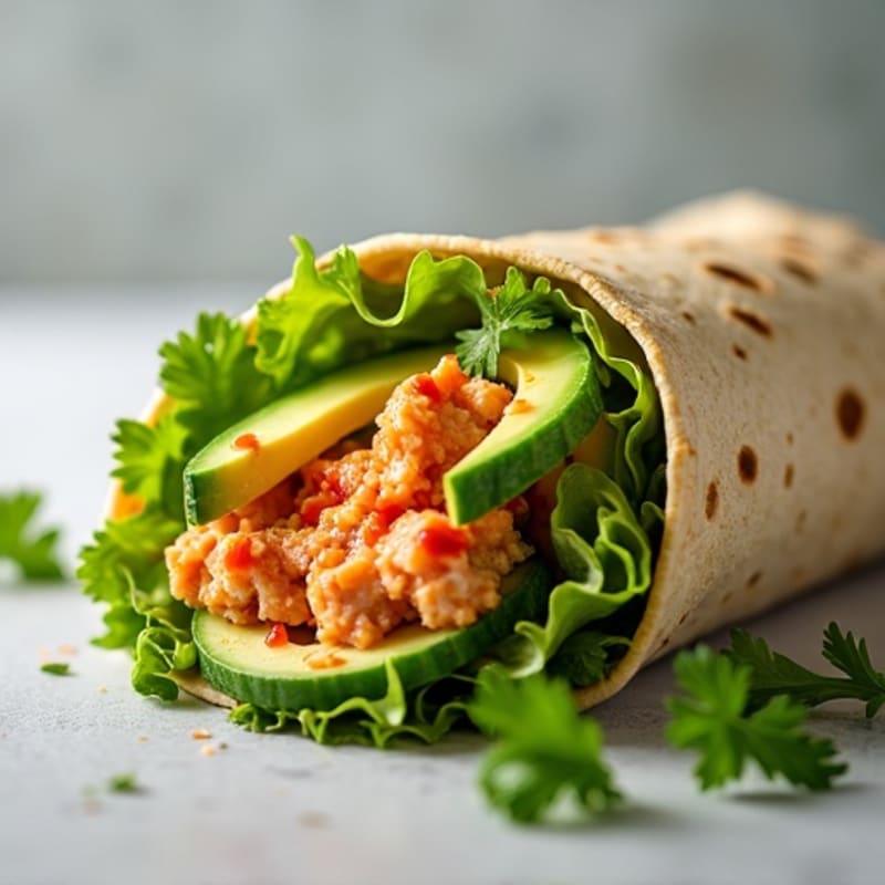 Fresh Spicy Tuna Wrap