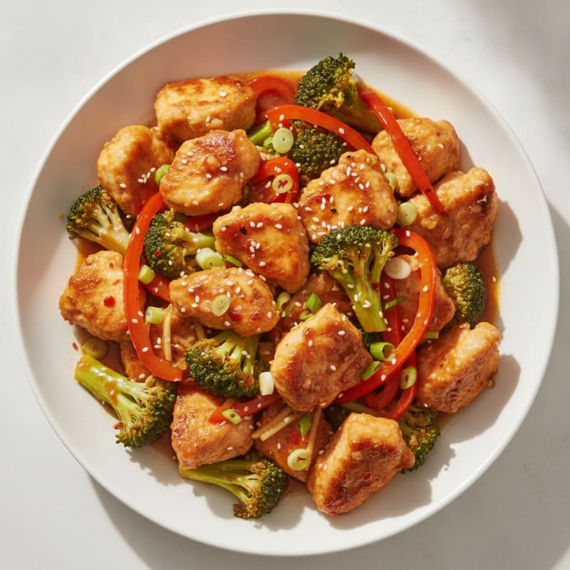 Clean General Tso's Chicken Stir-Fry