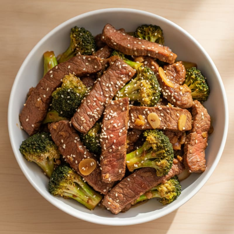 Sesame Beef & Broccoli Stir-Fry