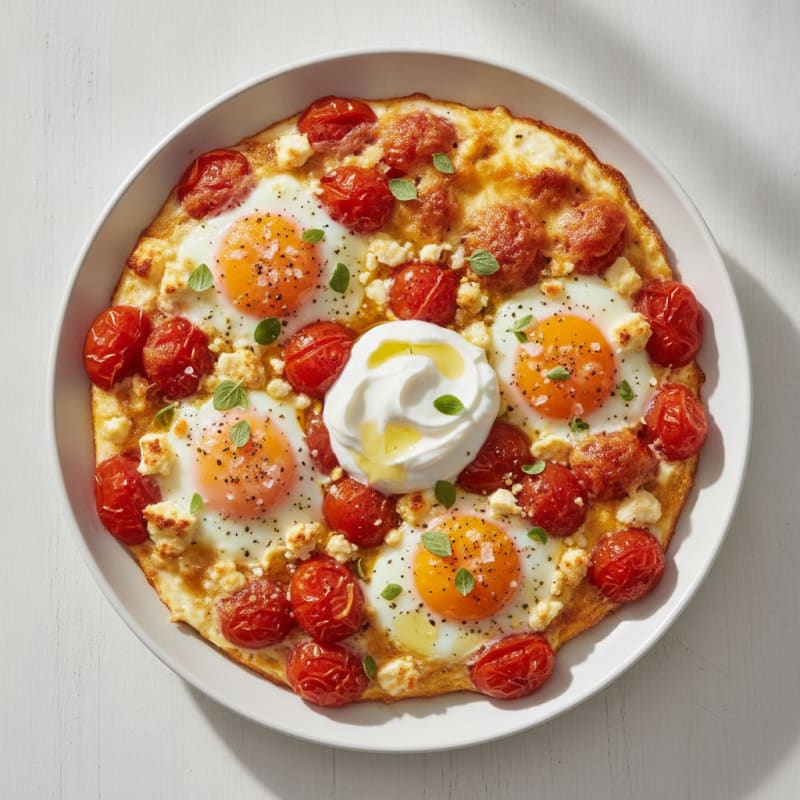 Baked Eggs with Roasted Tomatoes