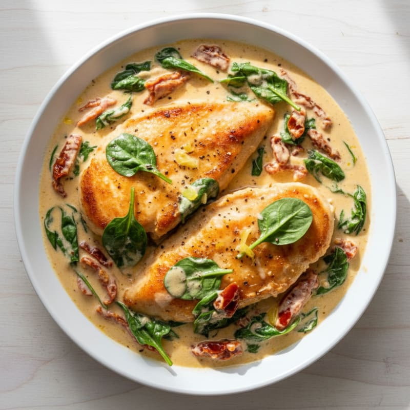 Creamy Tuscan Chicken Skillet