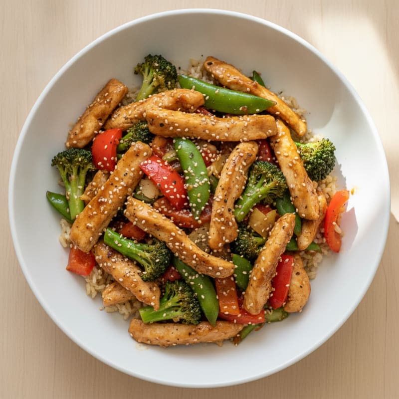 Sesame Ginger Chicken Stir-Fry