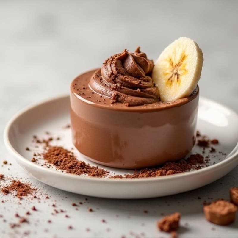 Silky Chocolate Protein Pudding with Greek Yogurt
