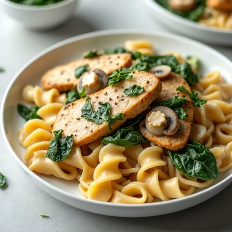 Creamy Chicken Noodle Skillet