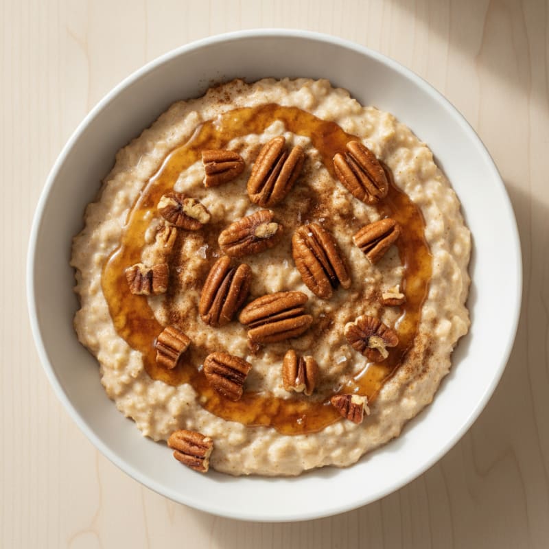 Maple Pecan Oatmeal Bowl