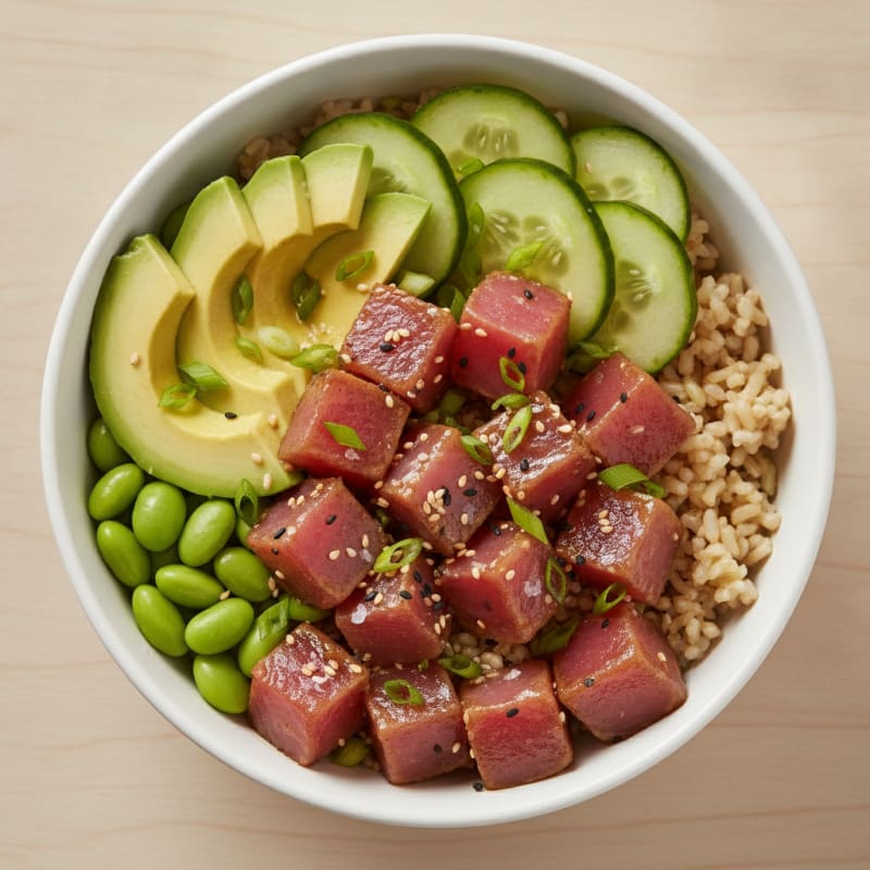 Hawaiian Ahi Tuna Poke Bowl