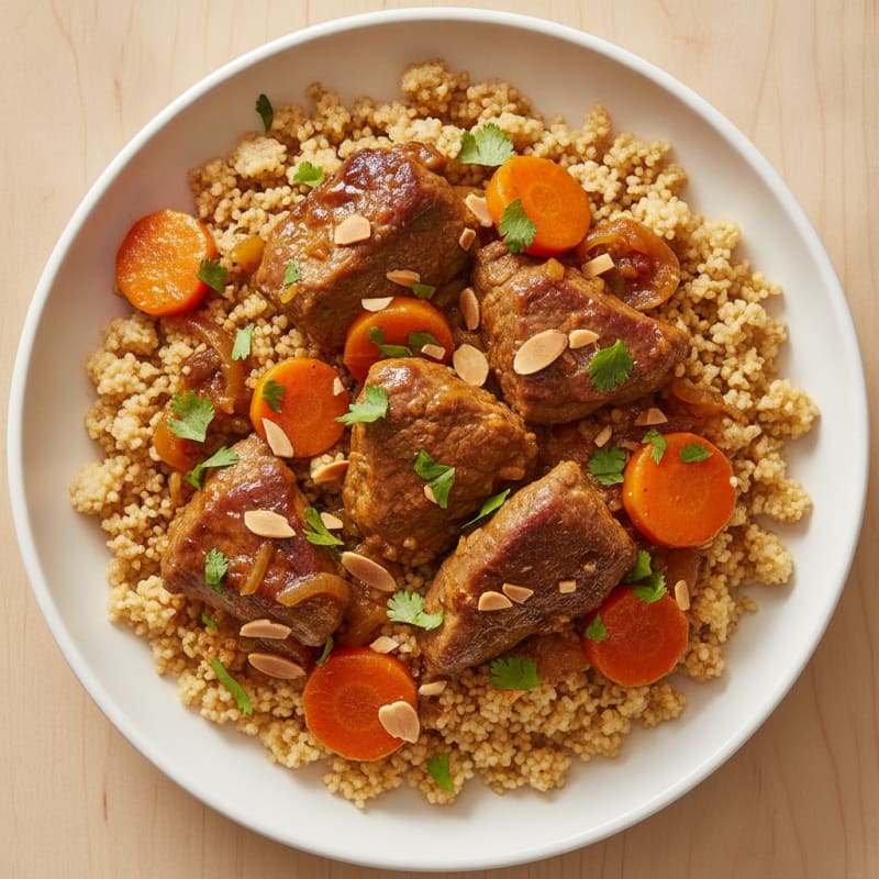 Moroccan Lamb Tagine with Couscous