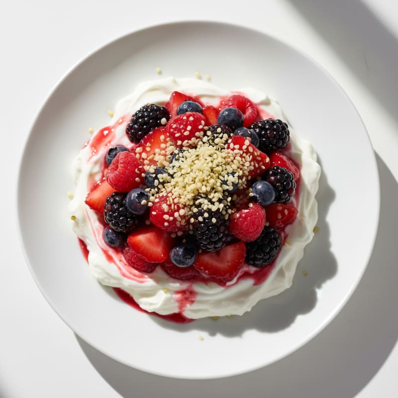 Creamy Greek Yogurt and Mixed Berry Protein Parfait