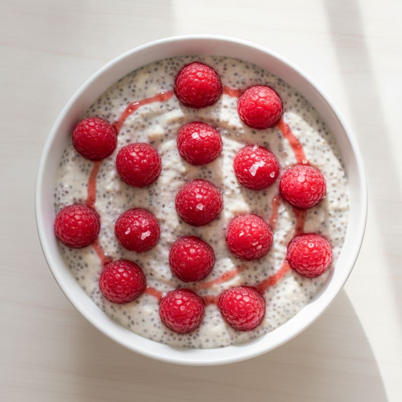 High-Protein Berry Chia Seed Pudding