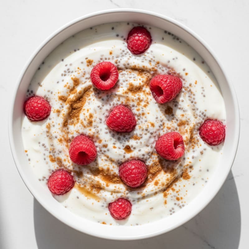 Coconut Chia Pudding with Berries