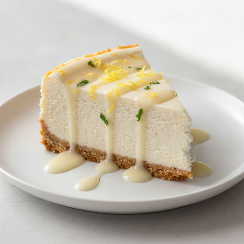 Creamy Greek Yogurt Protein Cheesecake