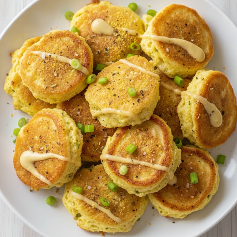 Baked Whole Egg and Flourish Pancake Bites