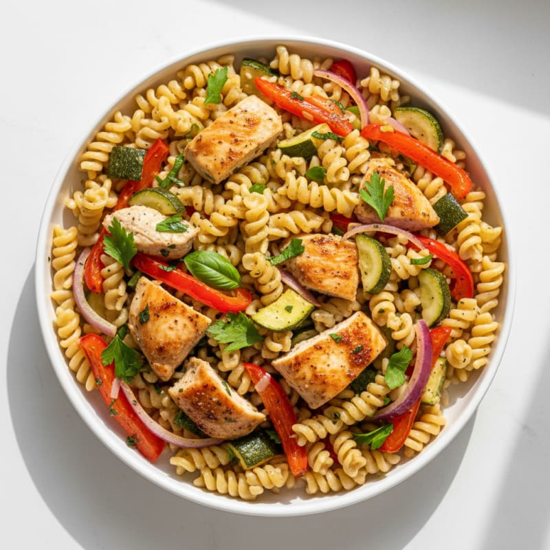 Creamy Roasted Vegetable Pasta Bake