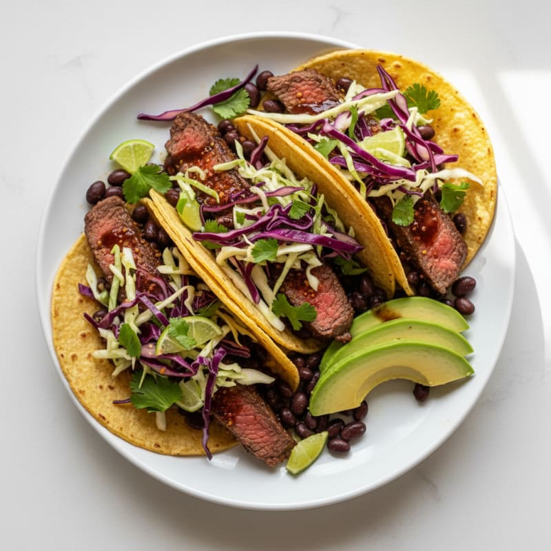 Smoky Chili-Lime Steak Tacos