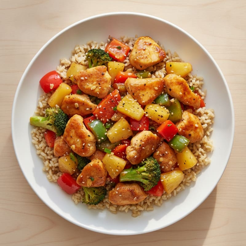 Sweet and Sour Chicken Stir-Fry